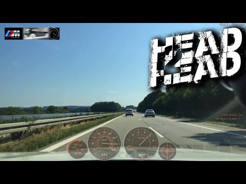 BMW M135i vs Ford S-Max 2.0 l EcoBoost Autobahn DriveAnalyser RaceRender