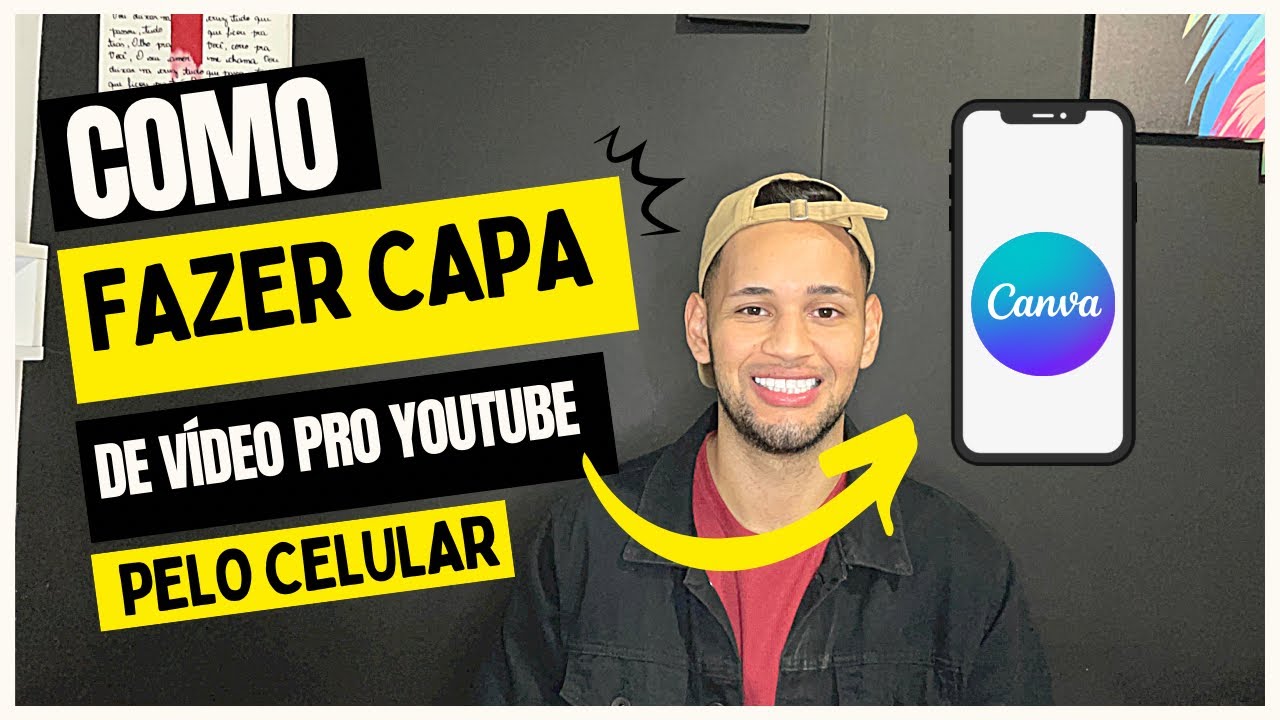 COMO FAZER CAPA DE VIDEO PRO YOUTUBE PELO CELULAR (PASSO A PASSO)