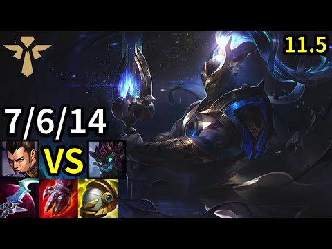 Xin Zhao Support vs Maokai - KR Master | Patch 11.5