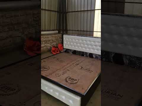 Iron Wooden Double Bed