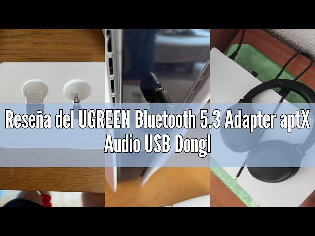 Vídeo relacionado con USB Bluetooth 5.3 Adaptador para PS5/PS4/PC/Switch, 3 Mbit/S Baja Latencia Adaptador Bluetooth 5.3 Receptor Transmisor De Audio USB para Macos/Windows/Altavoces/Auriculares, Plug and Play
