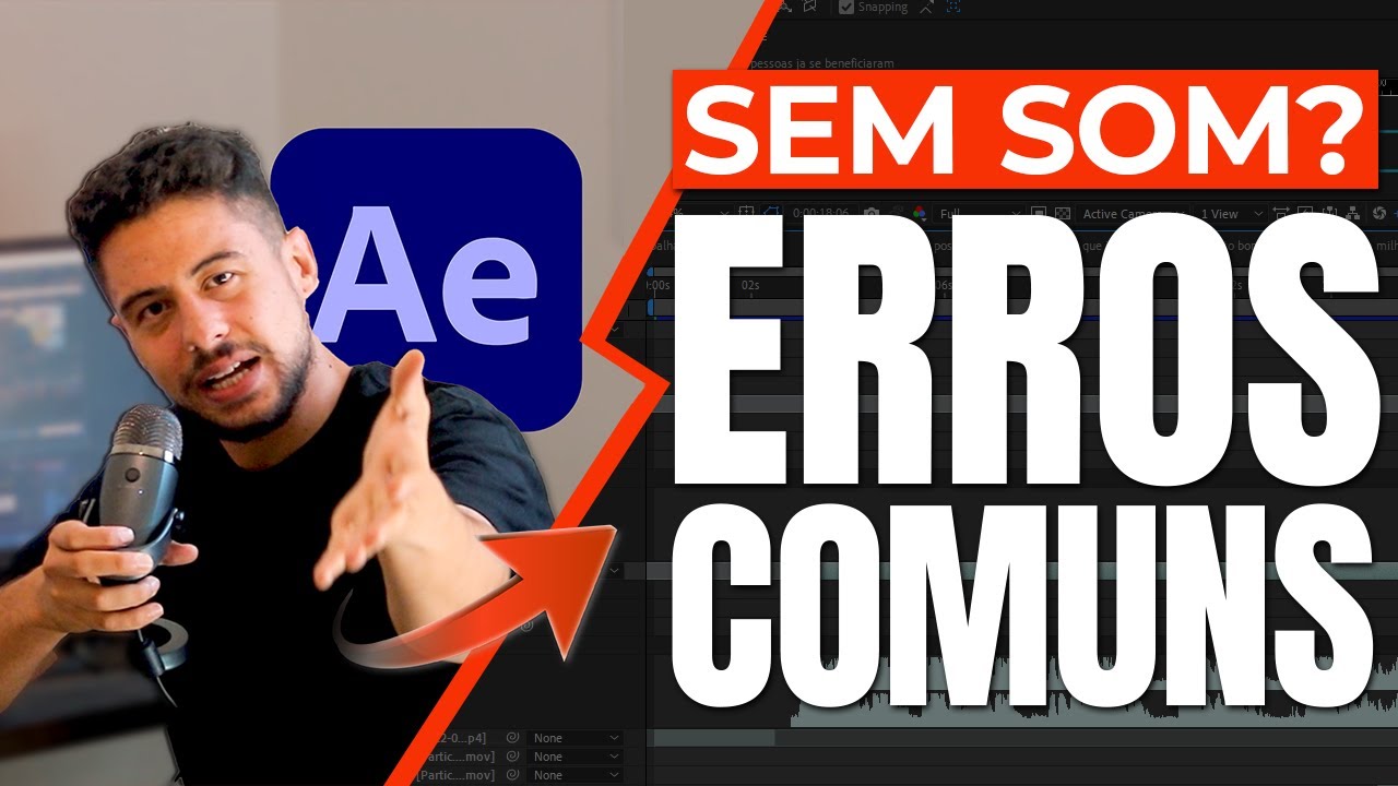 Como Corrigir After Effects Sem Som no Preview | Tutorial