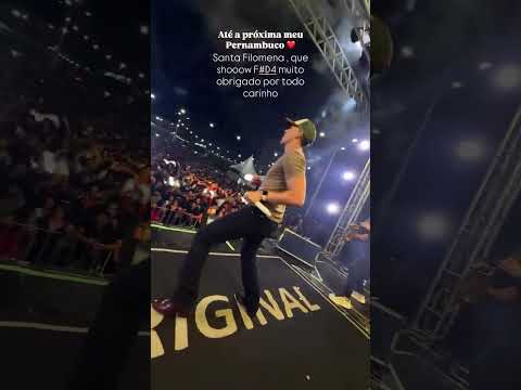 Zé vaqueiro- encerrando o seu show com chave de ouro em santa Filomena