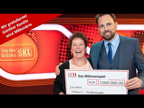 Günther Kundin wird SKL Millionärin. Lose kaufen für die SKL und NKL Lotterie.