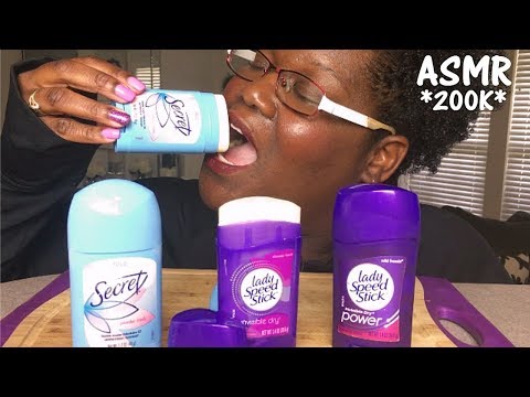 ASMR  EDIBLE DEODORANT?? 200K SUBSCRIBERS THANK YOU!  식용 탈취제! 200K 구독자 여러분 감사드립니다!