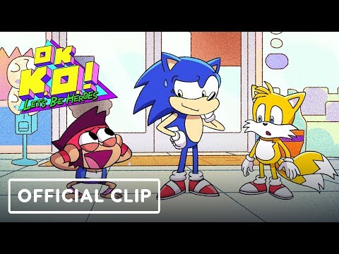 OK KO! Let's Be Heroes: "Let's Meet Sonic" Official Clip - Comic Con 2019 Video