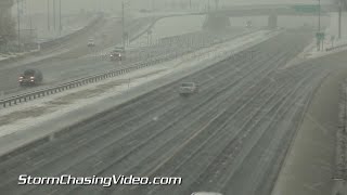 preview picture of video '11/26/2014 Frederick, MD  snow slows Thanksgiving travel along I 70'