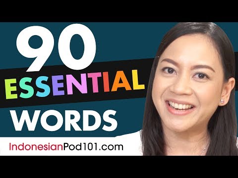 90 Indonesian Words You'll Hear in Conversations!