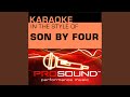 Purest Of Pain Karaoke With Background Vocals In The Style Of Son By Four