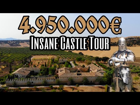 Spanish 16th Century CASTLE TOUR with its own Prison & Olive grove on 12 hectares / Ronda, Spain