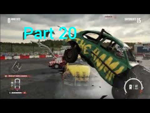 Wreckfest part 20 win with  3 wheels madness