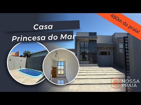 Vídeo - Casa com 3 dormitórios à venda, 93 m² por R$ 580.000,00 - Princesa do Mar - Itapoá/SC - Casa em Princesa do Mar, Itapoá - à venda - Nossa Praia Imóveis