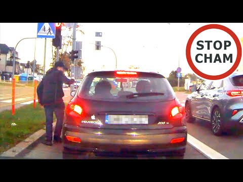 Śmieciara z Peugeot - Kierowca zwrócił śmieci ...