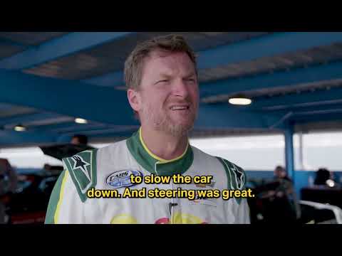 NASCAR Hall of Famer Dale Earnhardt Jr. tests out Mazda MX-5