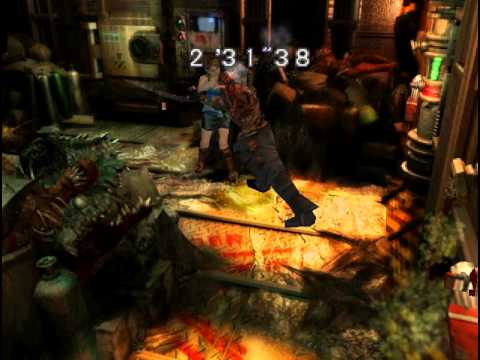 Resident Evil 3 Nemisis Boss Fight Dump Room HARD MODE