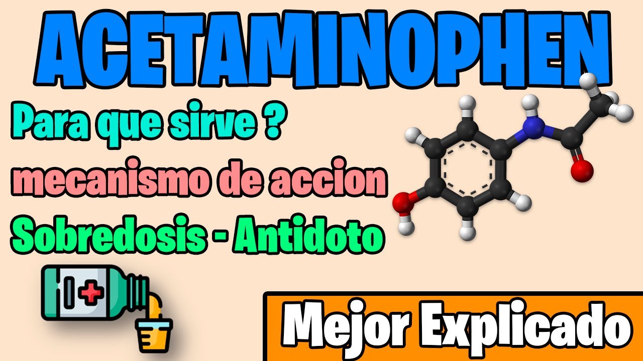 ACETAMINOPHEN PARACETAMOL: Para que sirve? DOSIS NIÑOS, Contraindicaciones | Antidoto