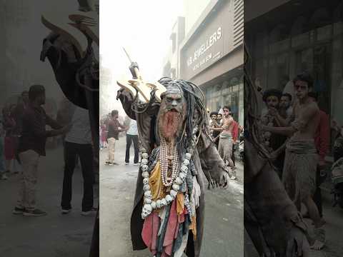 Aghori baba tandav roop aaradhana bhajan #aghori #shiv #bhajan #feedshorts #ram #trending #ytshorts