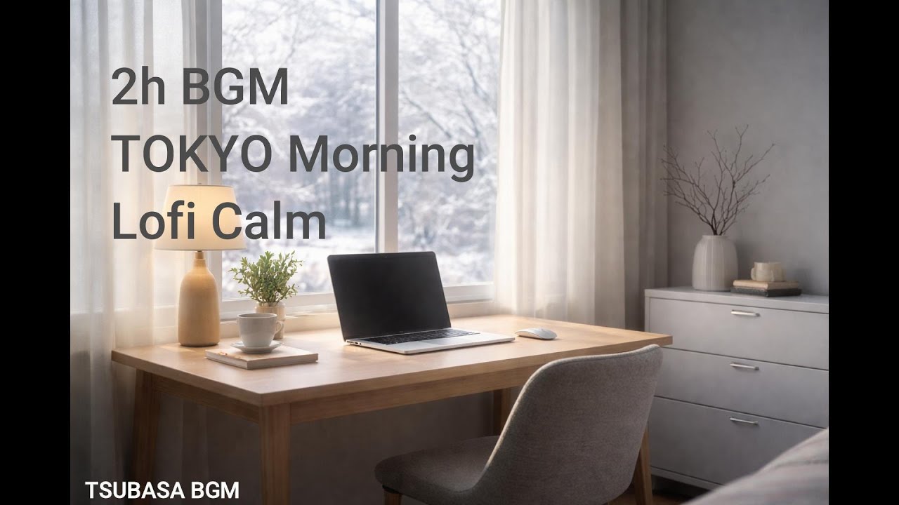 Tokyo Morning Lo-Fi｜2 Hours Calm BGMStudy, Work & Deep Focus Music