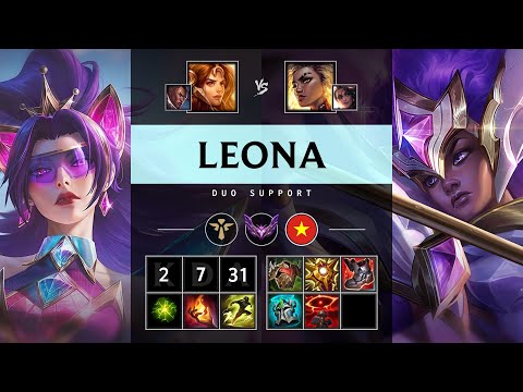 Leona Support vs Rell - VN Master Patch 25.12
