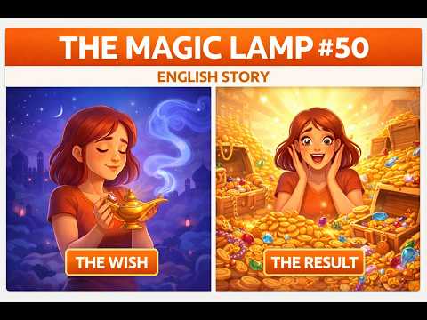 #500subs Learn English with a Story: The Magic Lamp ๐ช