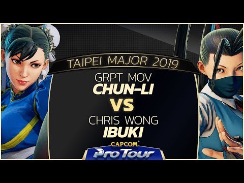 GRPT MOV (Chun-Li) VS  Chris Wong (Ibuki) - Pools - Taipei Major 2019 - SFV - CPT2019