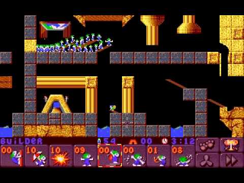 DOS Lemmings 2: The Tribes Classic 9 Flying The Mad Pursuit