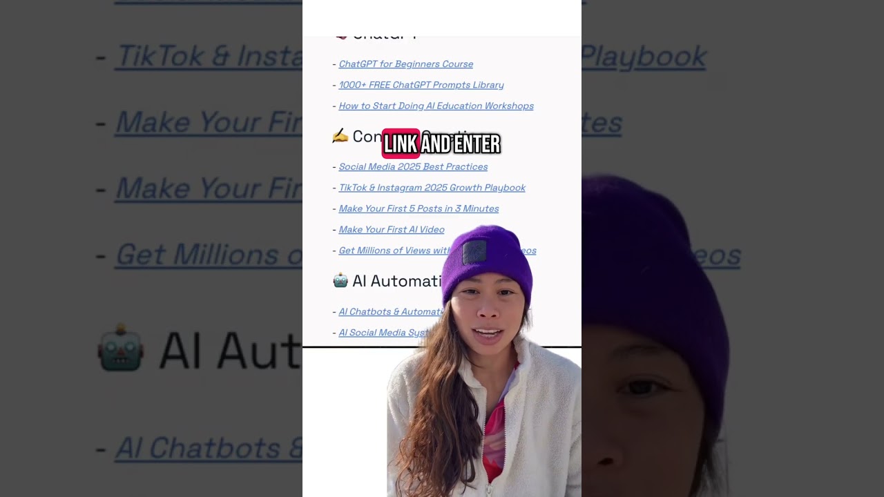 Don’t miss out! 🔗 link in bio for 100+ hours of FREE AI playbooks, tutorials, and resources