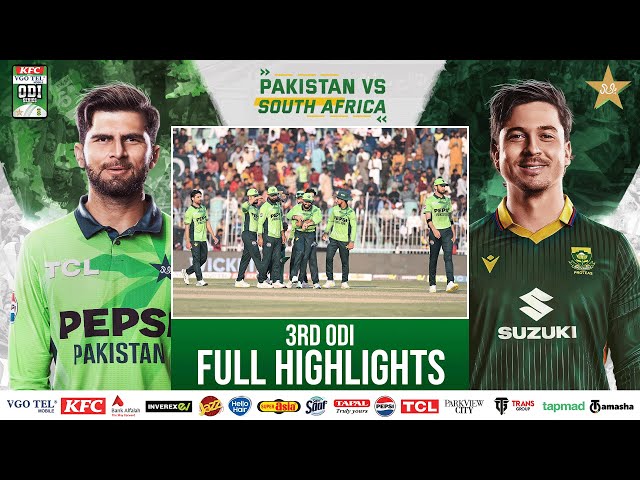Full Highlights | Pakistan vs South Africa ODI Series | 3rd ODI | PCB | M2R1U