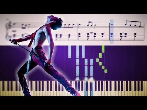 How to play the piano part of Bohemian Rhapsody by Queen (with Sheets)