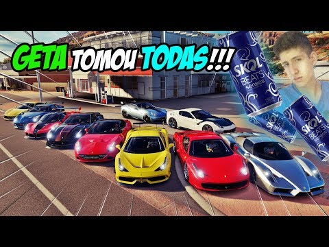 SKOL BEATS DRIVER'S GETAWAY DRIVER IN A FERRARI IN GOLIATH - FORZA HORIZON 3 ONLINE