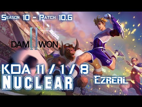 DWG Nuclear EZREAL vs APHELIOS ADC - Patch 10.6 KR Ranked