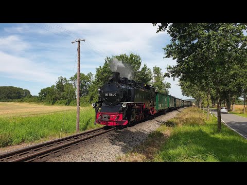 99 1784-0 mit P 106 zwischen Posewald Kreuzung und Beuchow