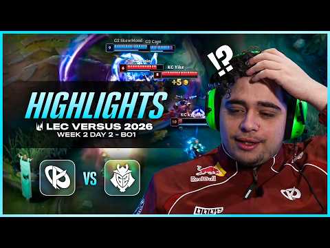 KC vs G2 Highlights | Le match le plus hype de la semaine ! (LEC Versus 2026)