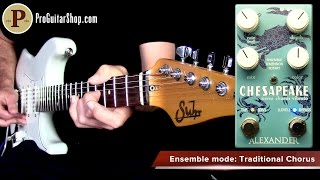 Video thumbnail for Alexander Chesapeake Chorus/Vibrato with Mike Hermans by ProGuitarShopDemos