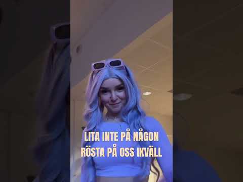 IKVÄLL GÄLLER DET! Rösta på oss ikväll 🫶🏼 #melfest #yihaa #melodifestivalen2025