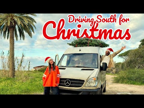 VANLIFE ITALY - Driving South for Christmas - Road trip to Sicily - FLORIJANA VLOG 124