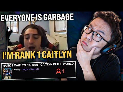 I face toxic 'Rank 1 Caitlyn' and made him break his headset & keyboard...