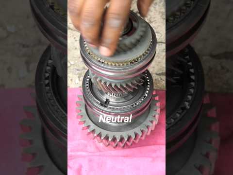 This is how synchronous gearbox works. #gearbox #synchro #mechanic #fyp