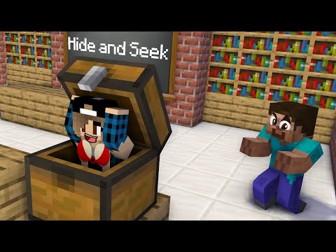 Monster School : Hide And Seek Challenge - Minecraft Animation