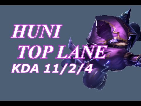 SKT T1 Huni - Kennen vs Fiora - KR LOL Solo Rank