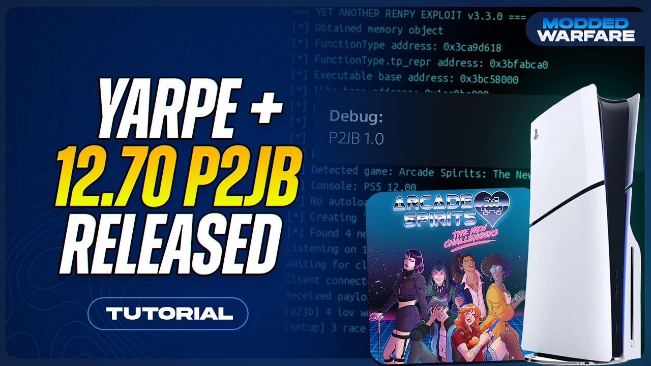Jailbreak the PS5 up to 12.70 with New Yarp2jb