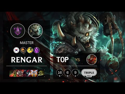 Rengar Top vs Wukong - KR Master Patch 10.14