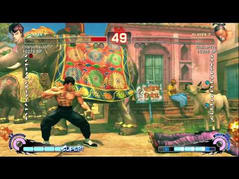 Kiryu Tsukimiya [Guy] vs yuu2000 [Gouki] SSF4 Japanese Online Ranked Matches - TRUE-HD