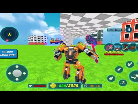 Snake Car Robot Transformation Game-Android Gameplay