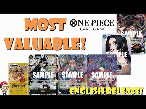 Top 10 Most Valuable One Piece Cards in OP-04 (Kingdoms of Intrigue)! (One Piece TCG News)