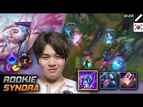 Rookie Mid Syndra Build Luden's Tempest Arcane Comet - LOL KR 12.23
