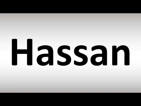 How to Pronounce Hassan