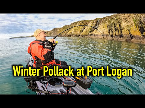 , title : 'Awesome Winter Pollack Fishing - Port Logan - South West Scotland - Kayak Sea Fishing UK'