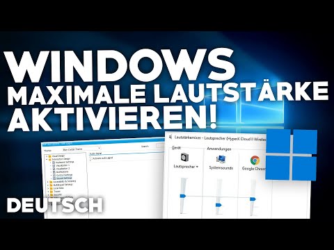 Windows: MAXIMALE Lautstärke AKTIVIEREN! | Tutorial | Deutsch | 2024