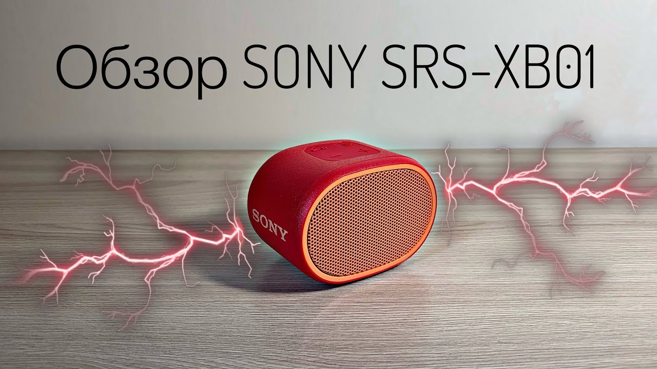 Портативная колонка Sony SRS-XB01, черный